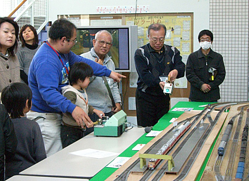 防府市青少年科学館ソラールでの公開模型運転会