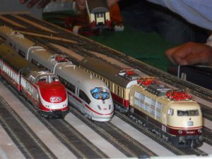 ドイツ鉄道の模型　撮影：富田昭則